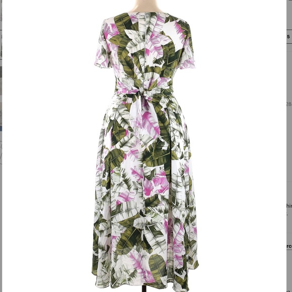 NWOT Designer Tahari Cocktail Casual Dress Size 14 - Picture 2 of 4